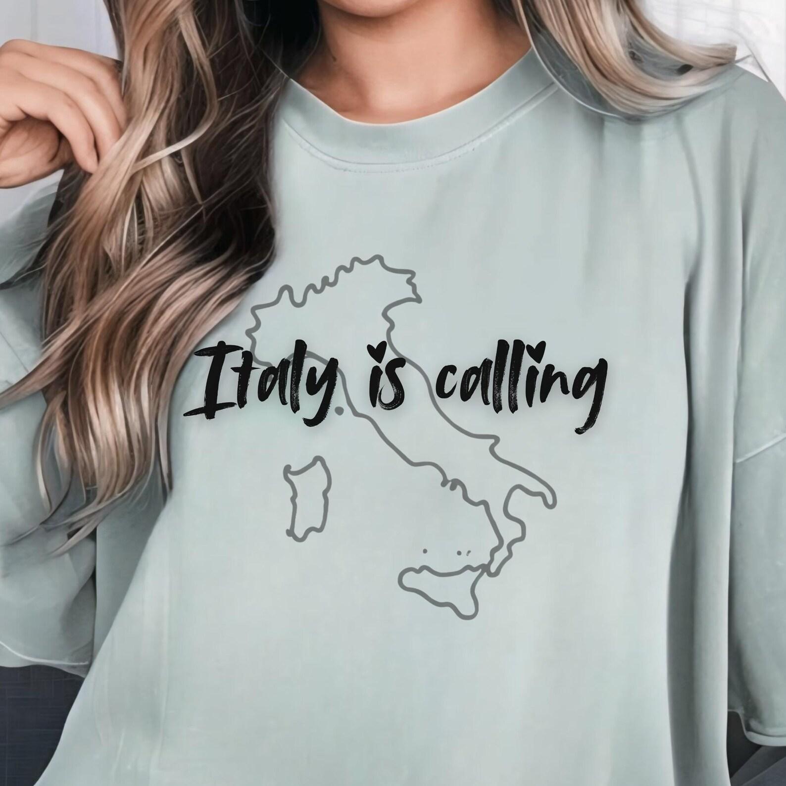 Italy Is Calling T-Shirt, Italy Travel Shirt, Travel Graphic Tee, Italy Lover Gift, Italian Shirt, Traveler Gift, Italy Vacation Shirt S