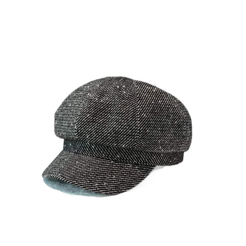 25 Early Autumn New Coarse Cloth Fashion Beret Casual Octagonal Hat Children's Versatile Trend