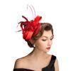 Roter Federzylinder für Damen - Vielseitiges Braut- und Kleideraccessoire