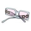 Trendy Cross-Border Narrow Jelly Color Capsule Sunglasses 007 Stylish UV Protection