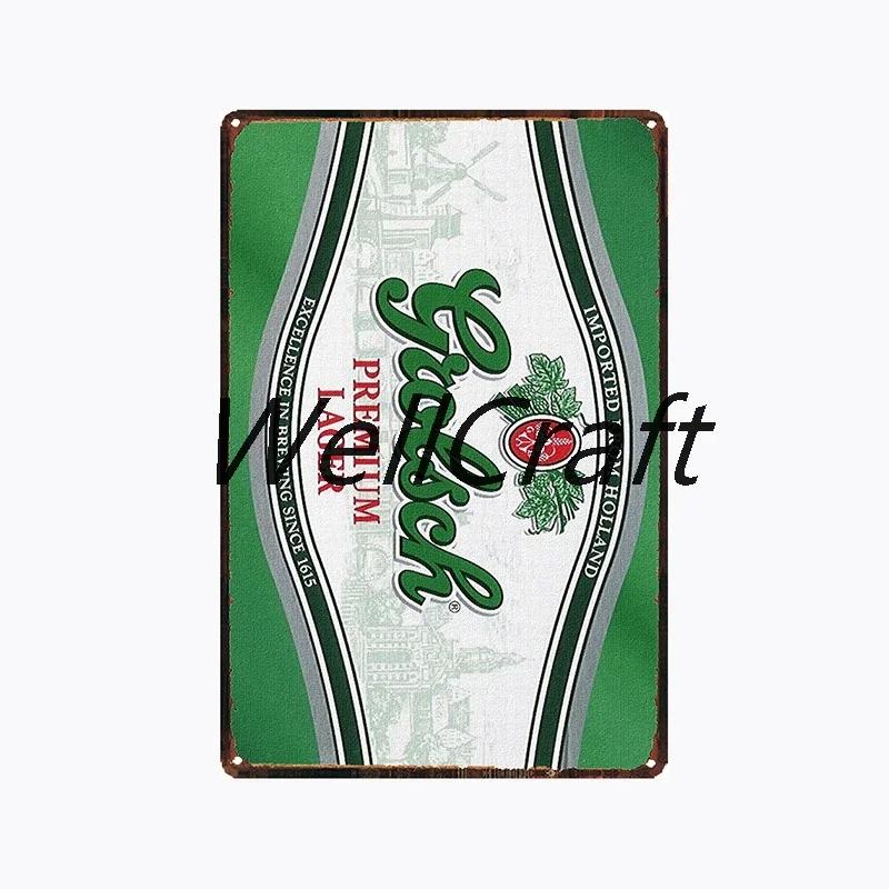 [ WellCraft ] Grolsch Metal Tin sign Vintage Wall Plaque Decor WX-51-1 room decor  vintage decor  home decor  wall decor