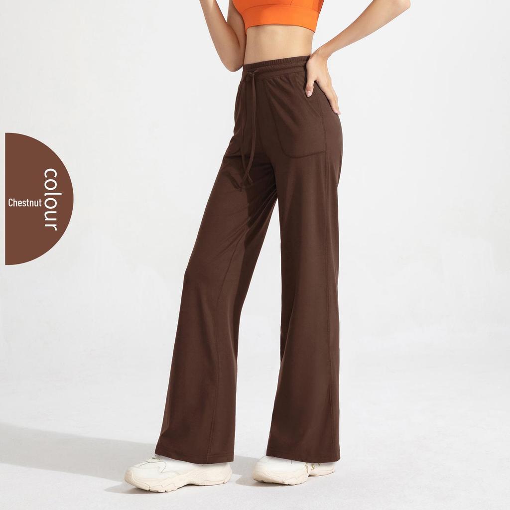 Athena Lulu Women's Antibacterial High-Waist Straight Leg Yoga Pants