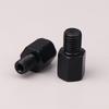 2Pcs Motorcycle Rearview Mirrors Conversion Black Mirror Adapters M10 10Mm M8 8Mm Bolt Clockwise Anti-Clock Right Left Thread