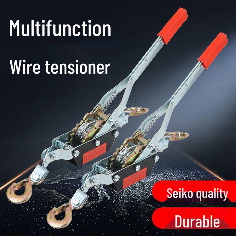Doppelhaken Manuelle Ratsche Seilspanner 1-4T