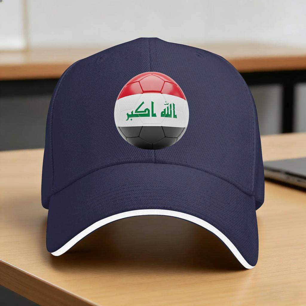 Summer Iraq Flag Iraqi Baseball Cap Soccer Kpop Rock Casual Design Sun Trucker Hat Unisex Adult SunProof Baseball Caps