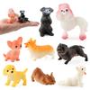 Simulation Animal Puppy Pet Model Set Hollow Early Education Puzzle Ornament Doll Direct Supply