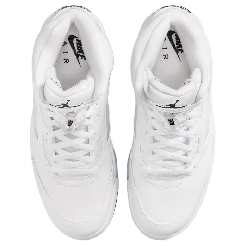 Air Jordan 5 Retro Wit Metallic 2026 Heren Sneakers Metallic-Zilver Zwart HQ7978-103