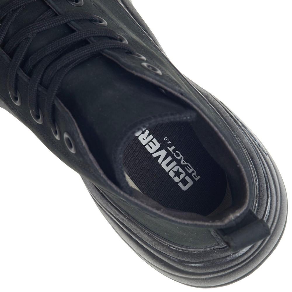 ConveRse LeatheR As R  suRgetRaineR Hi 31313140 Blackmono