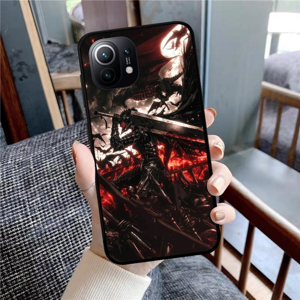 Anime Berserk Guts Phone Case For Samsung S 20 21 22 23 Plus Ultra For Redmi Note 8 9 10 11 For Huawei Y 5 6 9