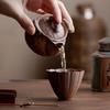 Handmade Rough Old Rock Mud  Teapot Boutique Small Size Pot Tea Maker Kettle with Ball Hole Chinese Tea for Tea Ornaments Gifts