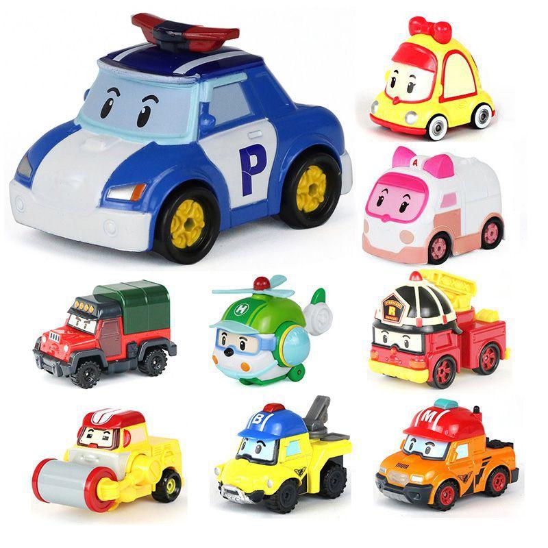 19 Styles New Robocar Poli Mini Vehicle Car Bus Toys South Korea Kids Gift Toy