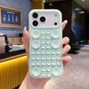 Suction Cup Silicone Case for Apple 15 Pro Max - 3D Liquid Anti-Drop Protection