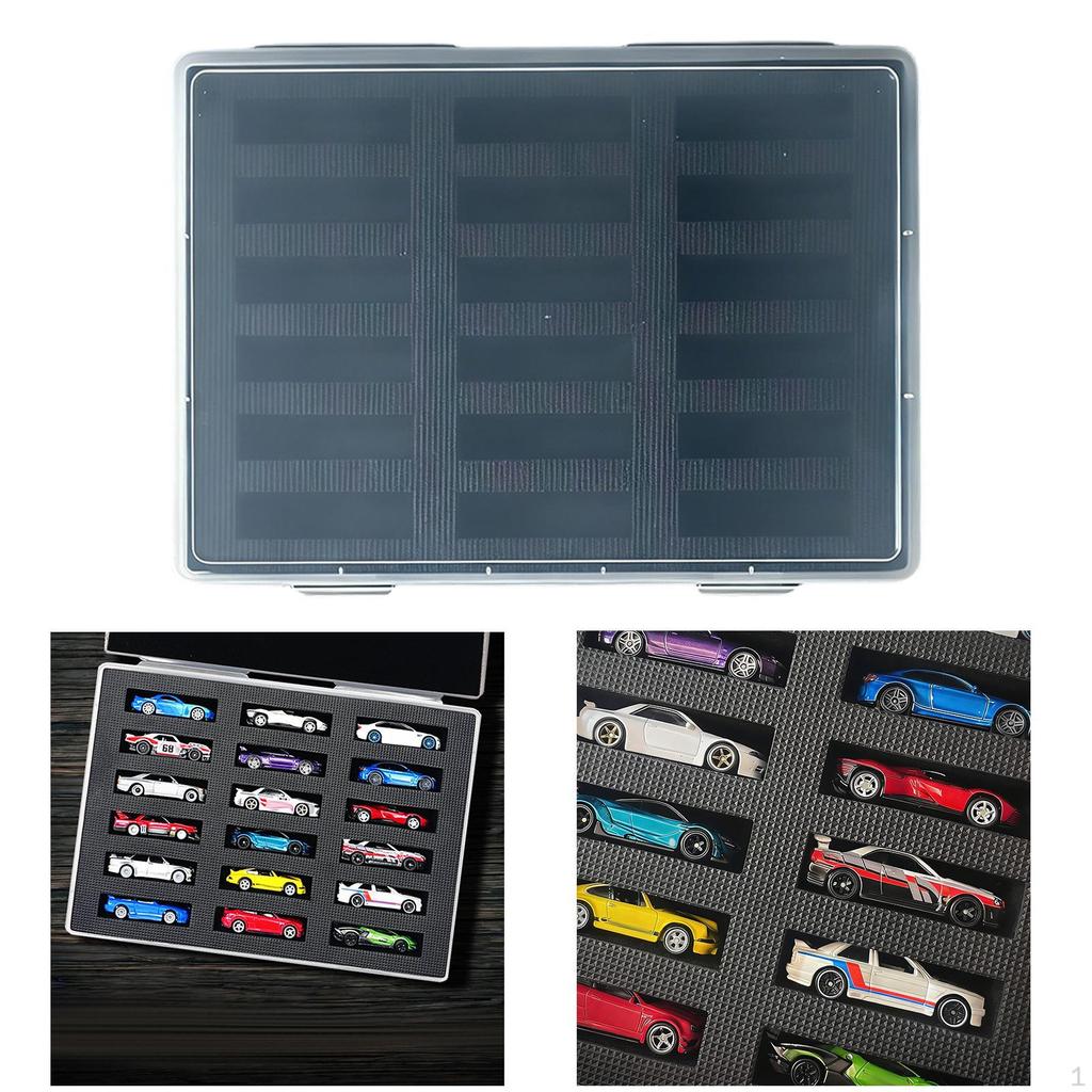 1/64 Model Cars Storage Case Container Practical Portable Toy