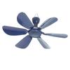 Silent Breeze Hanging Mini Ceiling Fan with Mosquito Net for Dorms and Beds