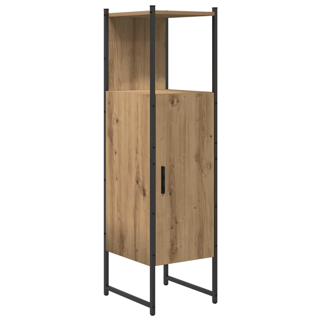 Bathroom Furniture Set with Storage 4 Pcs Brown 33 X 33 X 185.5 Cm