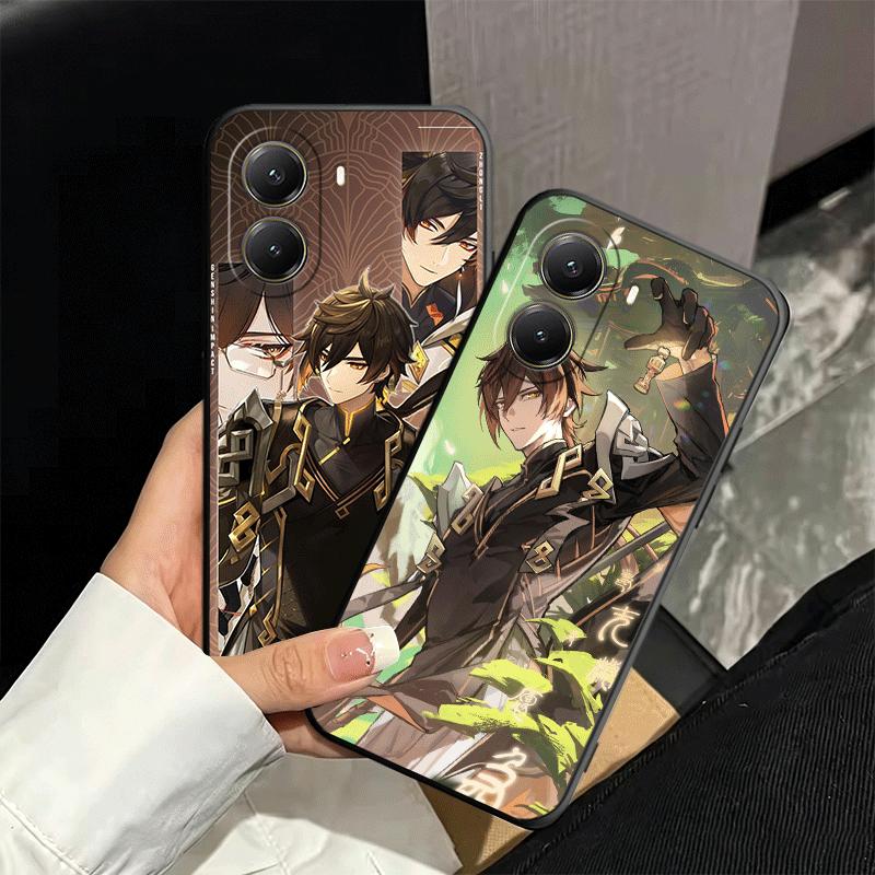 Genshin Impact Zhongli Soft Phone Case for Xiaomi Poco X5 X6 X7 X8 Pro Max X3 F7 F8 Ultra M8 M7 M6 M5 Redmi 15 15C 14C 13C 12C X