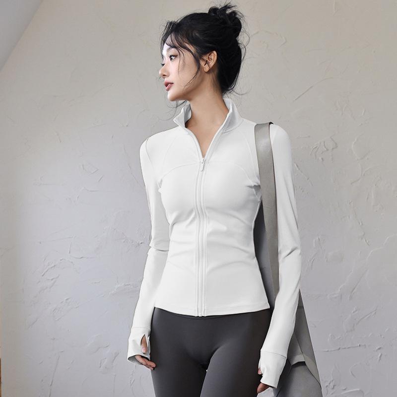 Women's Quick-Dry Long Sleeve Yoga & Running Top - Slimming, Professional Fitness Outerwear