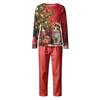 Family Casual Comfortable Long Sleeved Long Pants Christmas Printed Parent-child Set
