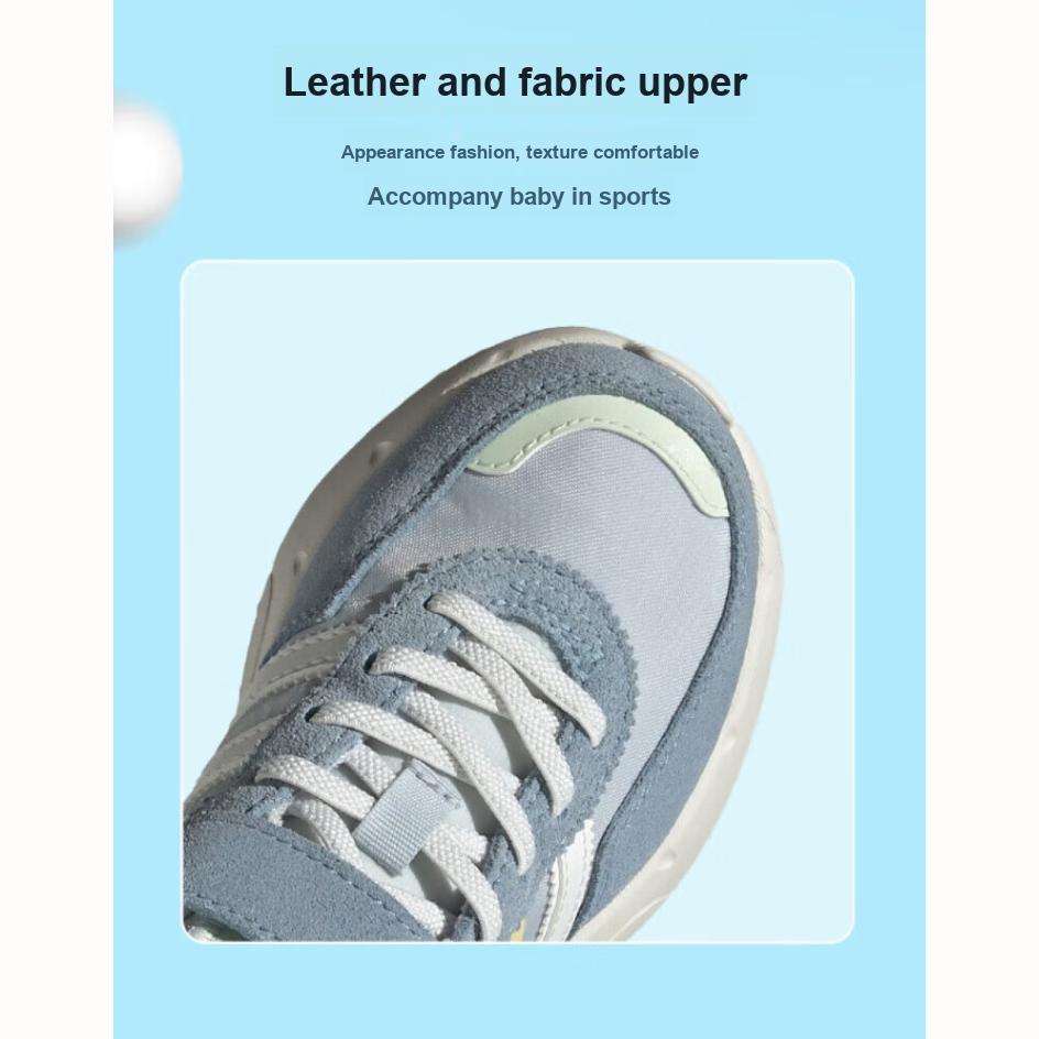 Adidas Originals Retropy F2 Comfortable Lightweight Slip-Resistant Durable Low-Top Casual Shoes Kids sneaker Blue White JP7030