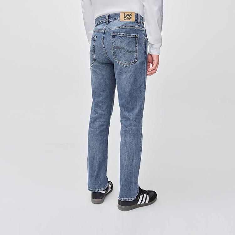 Lee Jeans Men's Medium Blue Moderate Straight Fit Pants LMB100726205167A08173
