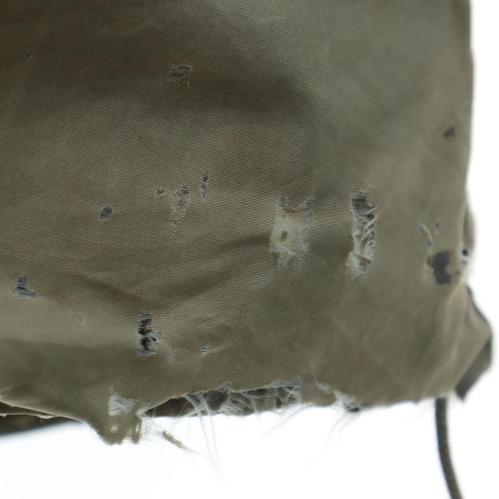 US ARMY Anni '60 Vintage Comber Zip Giacca da aviatore N-3B in pelliccia di coyote kaki da uomo usata