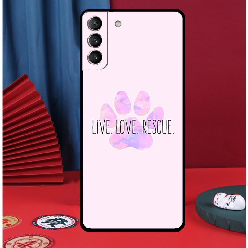 Cat Dog Paw Design Phone Case For Samsung Galaxy S25 Ultra S9 S10 S20 S21 S22 Plus S23 FE S24 Ultra Back Cover