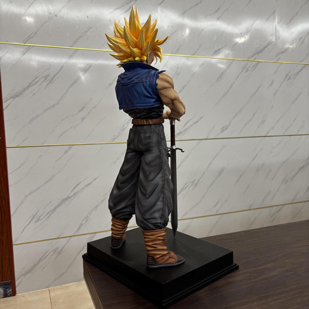 In Stock 53cm Anime Dragon Ball Z Figure Trunks Action Doll Figures Pvc Statue Collection Model Toys For Children Surprise Gift