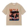 Serie TV Americana Will Byers T-shirt Grafica da Uomo Moda Casual Cotone Manica Corta T-shirt Vintage Girocollo T-shirt Oversize
