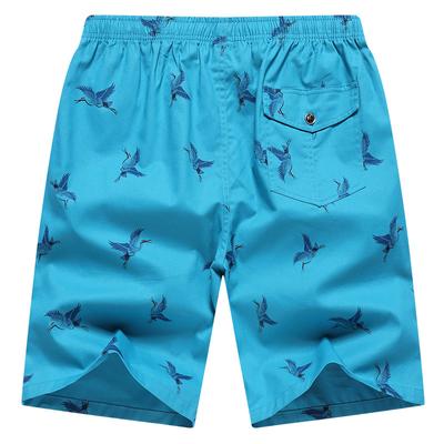 Sommer Kurze Hose Herren Fünf-Punkt-Hose Dünne Strandhose Lose Lässige Baumwollhose 