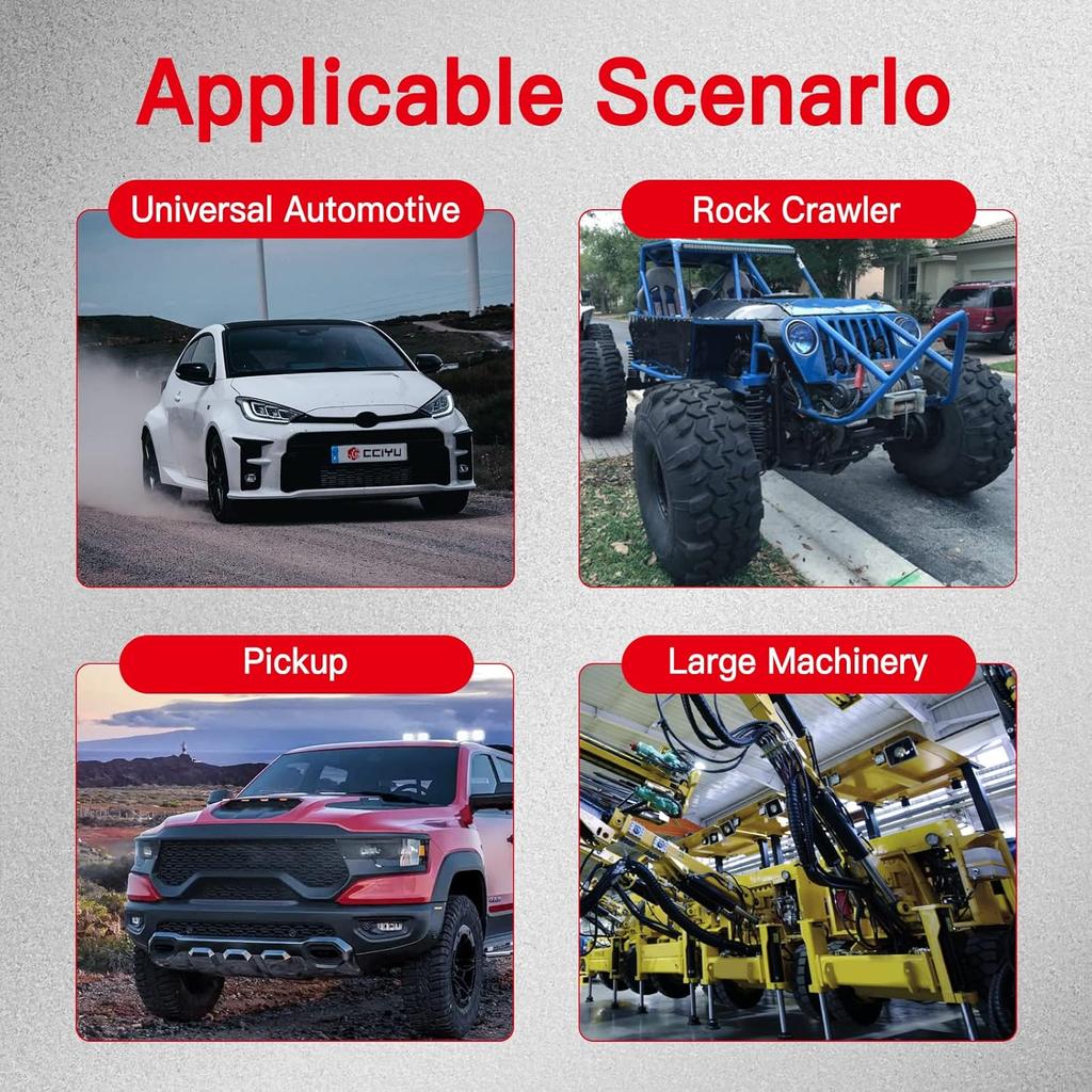 Cciyu Black Steering Joints 3/4" DD X 13/16"-36 Spline U-Joint Shaft 83mm