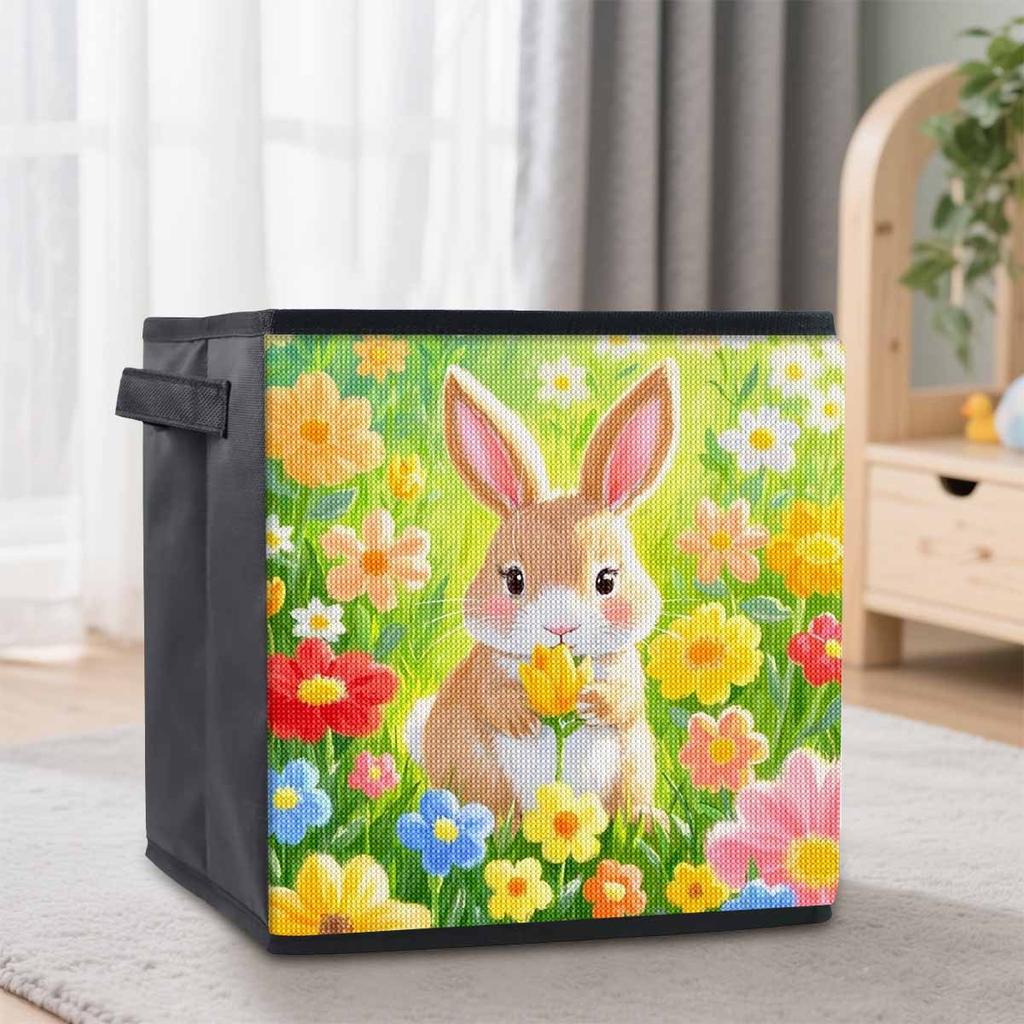 Selfie Bull 5D Diamantmalerei Aufbewahrungskorb Voll Runde Bohrer Mosaik Diamantstickerei Kreuzstich-Sets Heimdekor Heimdekor