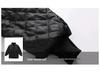 High-Speed Reflective Winter Cotton-Padded Raincoat & Pants Set for Outdoor Use