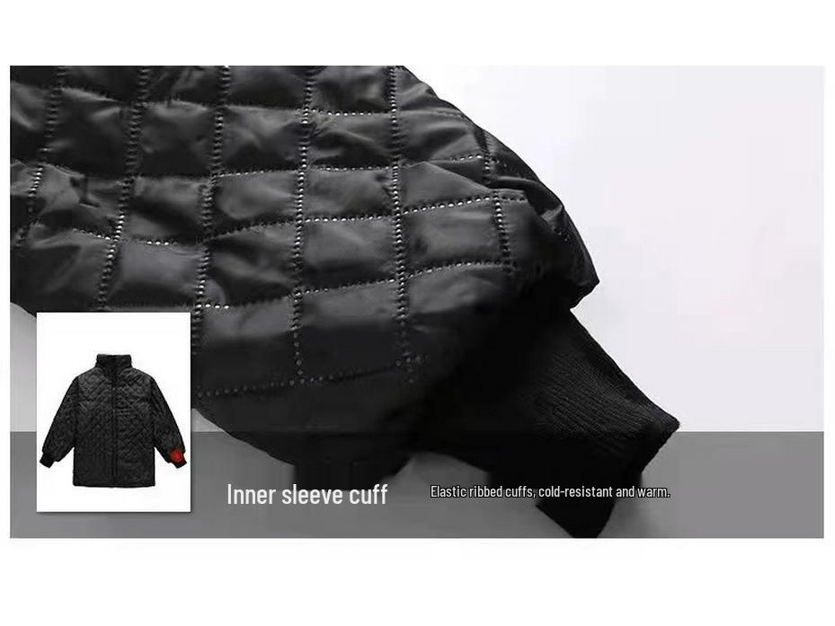 High-Speed Reflective Winter Cotton-Padded Raincoat & Pants Set for Outdoor Use