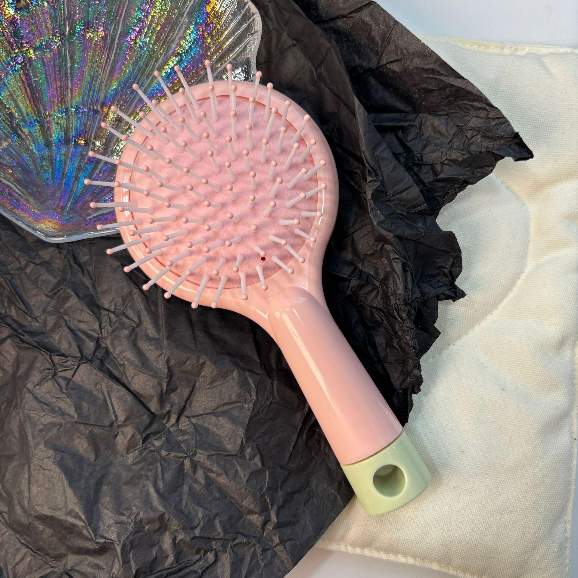 Stylish Versatile Detangling Resin Hair Comb & Air Cushion Massage Brush for Women