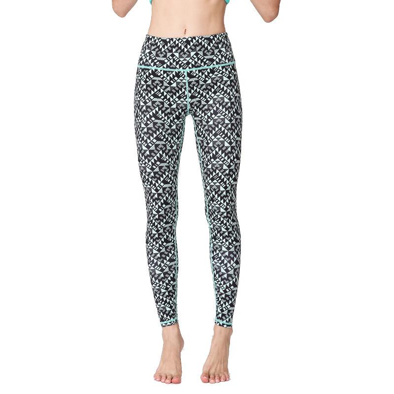New Sexy Tight Yoga Pants Women's Starry Sky Gradual Change Yoga Clothes Printed Pants Sports Quick-drying Fitness Pants