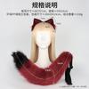 Cat ears and tail cosplay Handmade jewelry set featuring realistic animal ear headbands and tail accessories