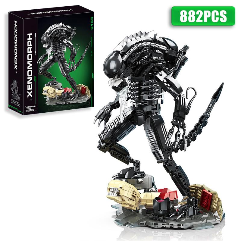 Creative Expert Alien Monster Robot Building Blocks Technical Mechanical Alien Beasts MOC Assembly Bricks Toys For Children Gift
