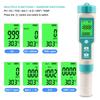 pH Meter for Water 7 in 1 PH/TDS/EC/Salt/S.G/ORP/Temp Meter,pH Tester Digital Backlit Waterproof LCD,TDS Meter EC Meter PPM Meter Suitable for Pools,