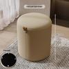 Dressing Stool, Home Living Room Shoe Changing Stool, Rotating Bedroom Circular Stool, Low Stool with Handle, Coffee Table Stool