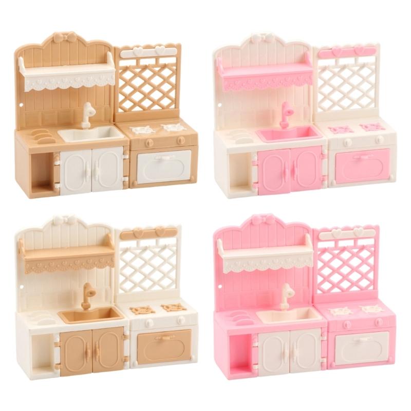 SImulation Miniature Kitchen Cooking Closet Toy For Children Pretend Play Enhances Creativity And Social Skill Improve