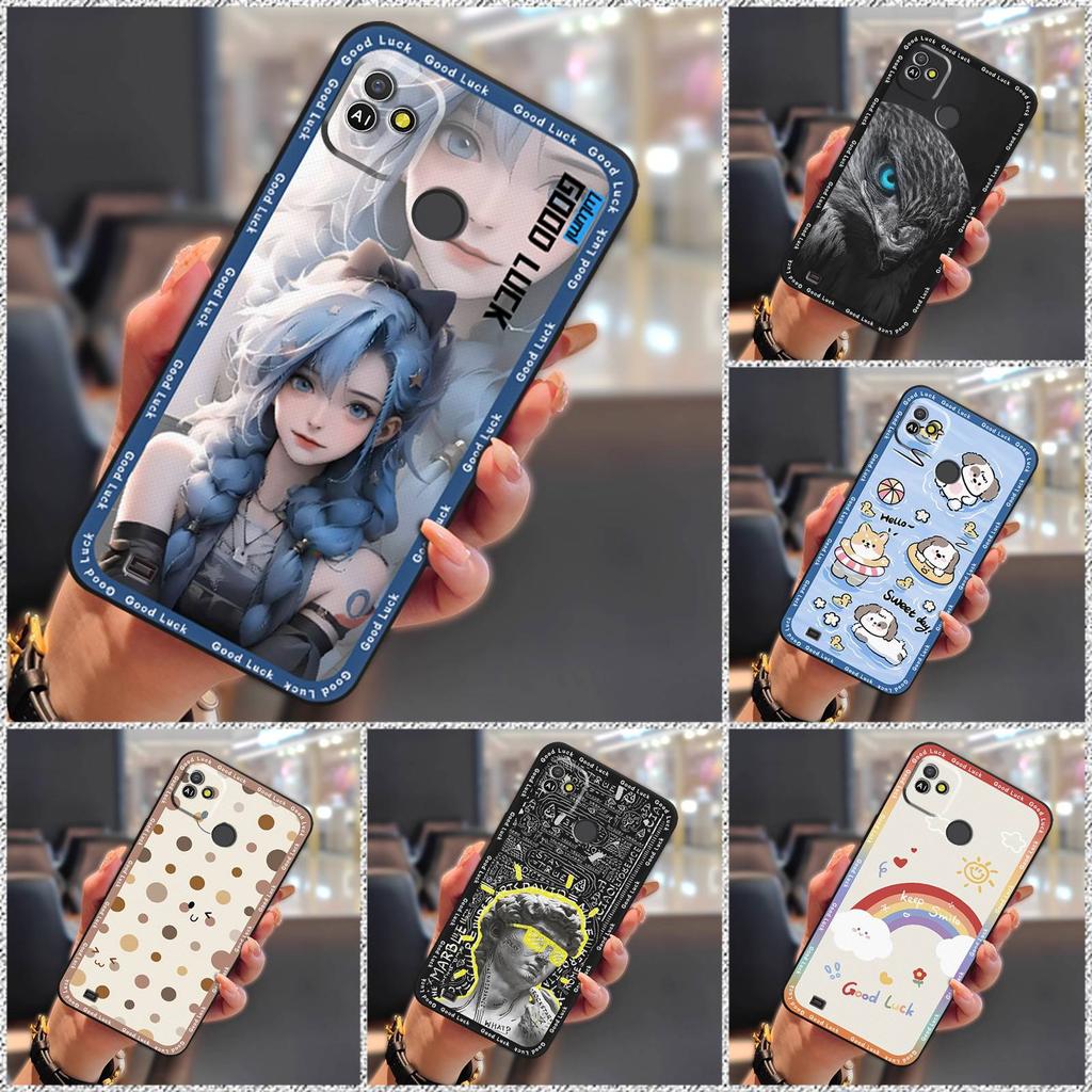 Full wrap Dirt-resistant Phone Case For Tecno POP5 GO Back Cover TPU Anti-knock Durable Anti-dust Cover Waterproof Cute