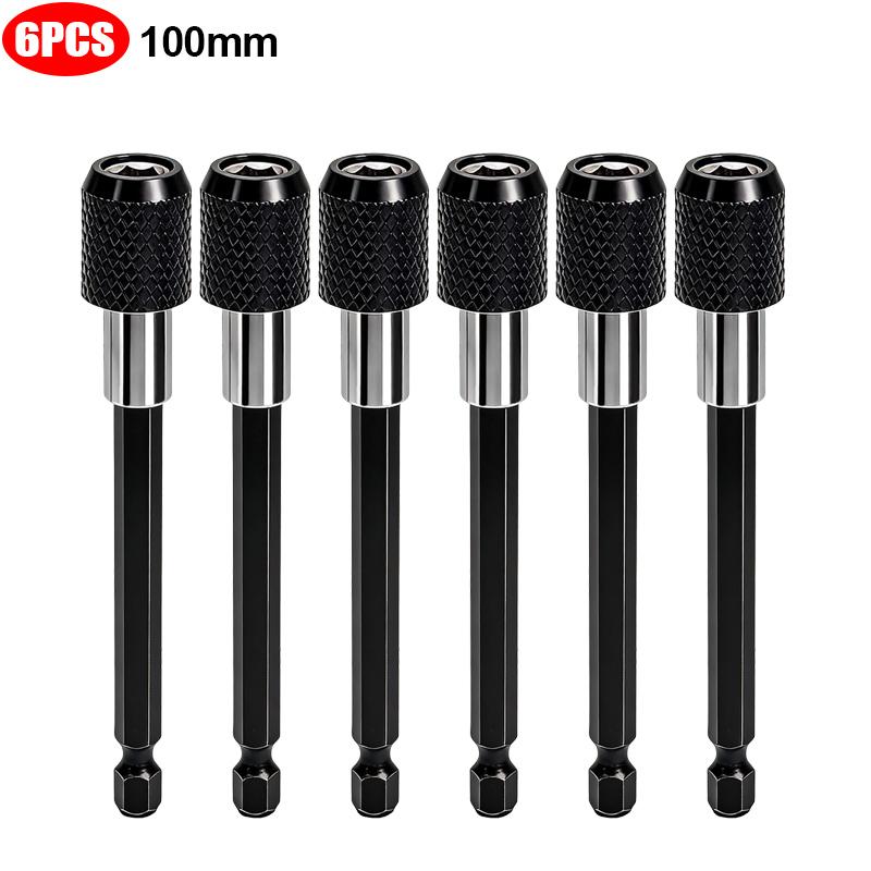 1/4” Hex Shank Quick Release Magnetic Drill Bits Holder Socket Screwdriver Impact Driver Drill Extension Bit Chuck Adapter Tool