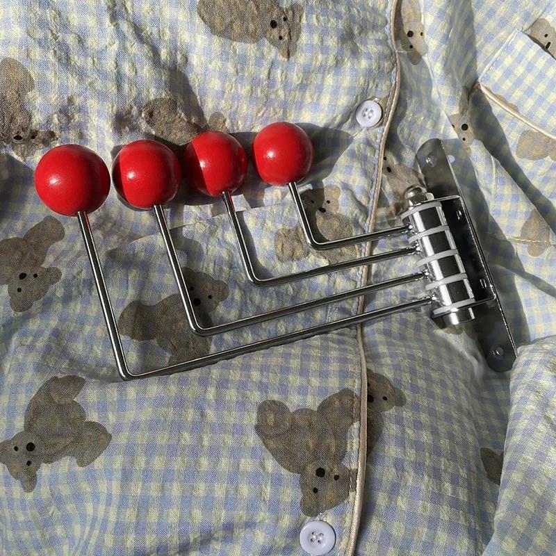 Ins Wall Coat Rack Closet Closet for Clothes Hanger Portable Stand Dressing Rooms Entrance Hall Coat Rack Furniture for Home