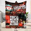 Coperta Morbida Calda Accogliente del Liverpool Football Club Ottima per Sedia da Ufficio Sedia Letto Per Tutte le Stagioni Arredamento Elegante Regalo per Viaggi Casa Compleanni