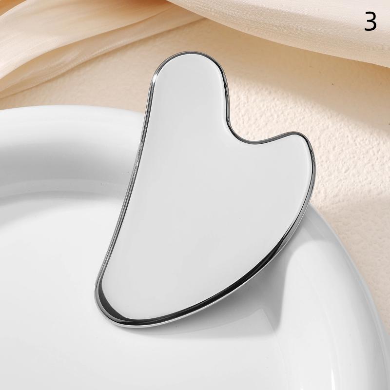 

Stainless Steel Facial Roller and Gua Sha Tool – For Face and Neck Massage, Skin Tightening, and Lifting