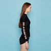 ARGO Byron Women'S Zip-Up Rash Guard Top Black