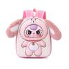 2025 Spring New Cute Cartoon Children Schoolbags Adorable Big Ears Plush Doll Kid's Backpack Ultra Light Kindergarten 3-6 Years Old Baby Girl Book Bag