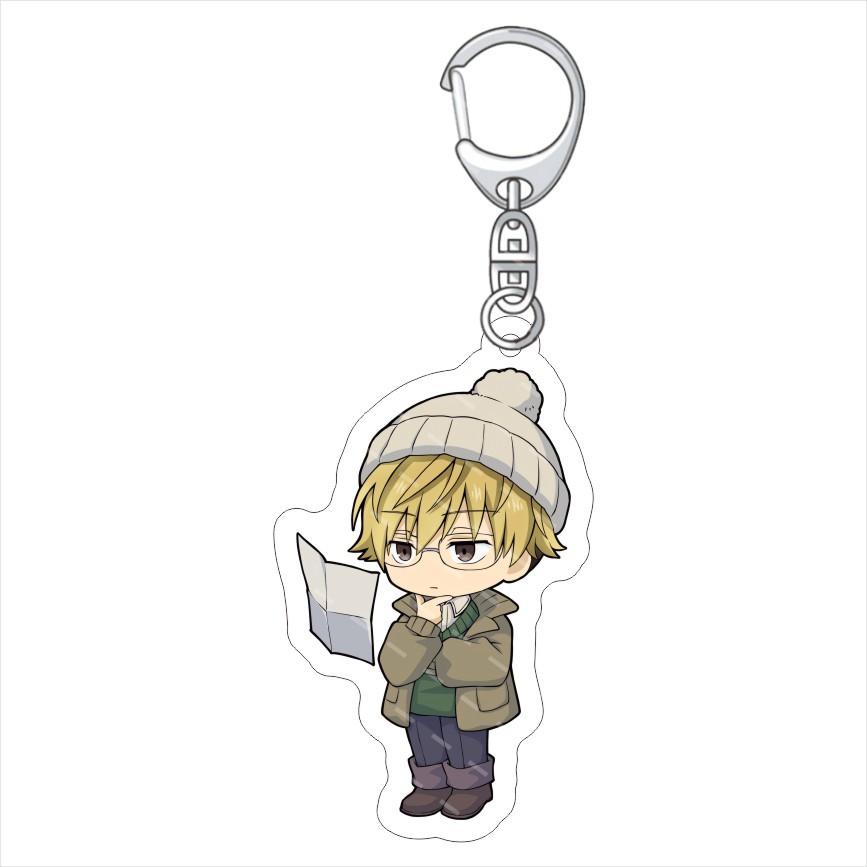 Cute Anime Frieren Beyond Journey's End Sein Frieren Fern Stark Aura Acrylic Keychain Peripherals Backpack Pendant Gift 6CM