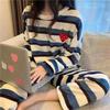 Cartoon Sweet Pajamas Women's Autumn and Winter Coral Fleece Thick Loose Large Size Suit