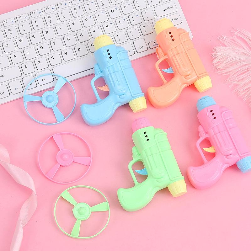 Children s Gyro Gun Flying Saucer & Spinning Pistol Toy
